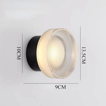 Modern Round Wall Light | Stylish Minimalist Design for Cozy Ambiance