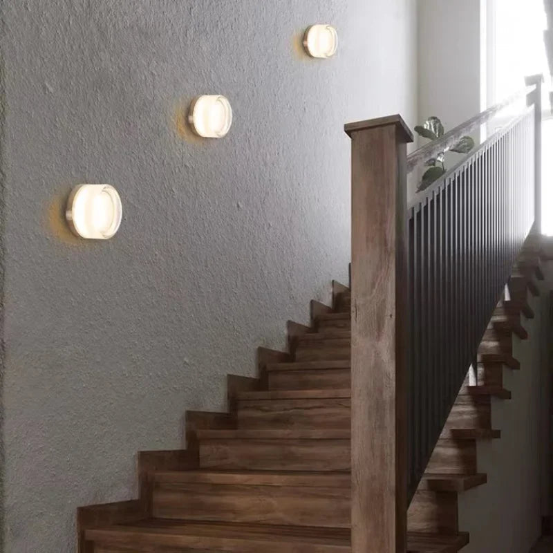 Modern Round Wall Light | Stylish Minimalist Design for Cozy Ambiance