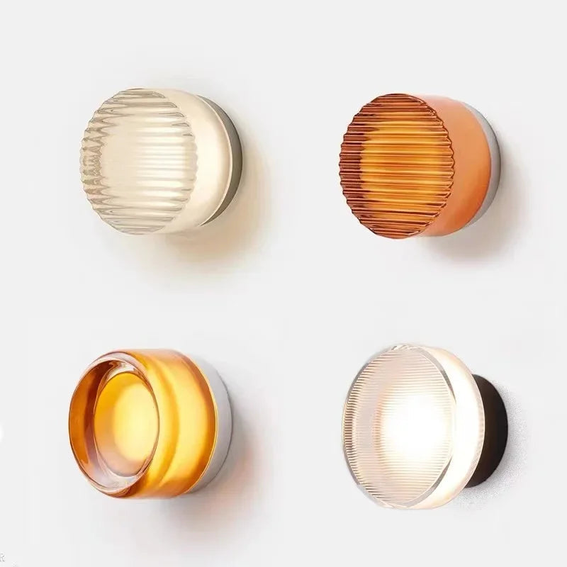 Modern Round Wall Light | Stylish Minimalist Design for Cozy Ambiance