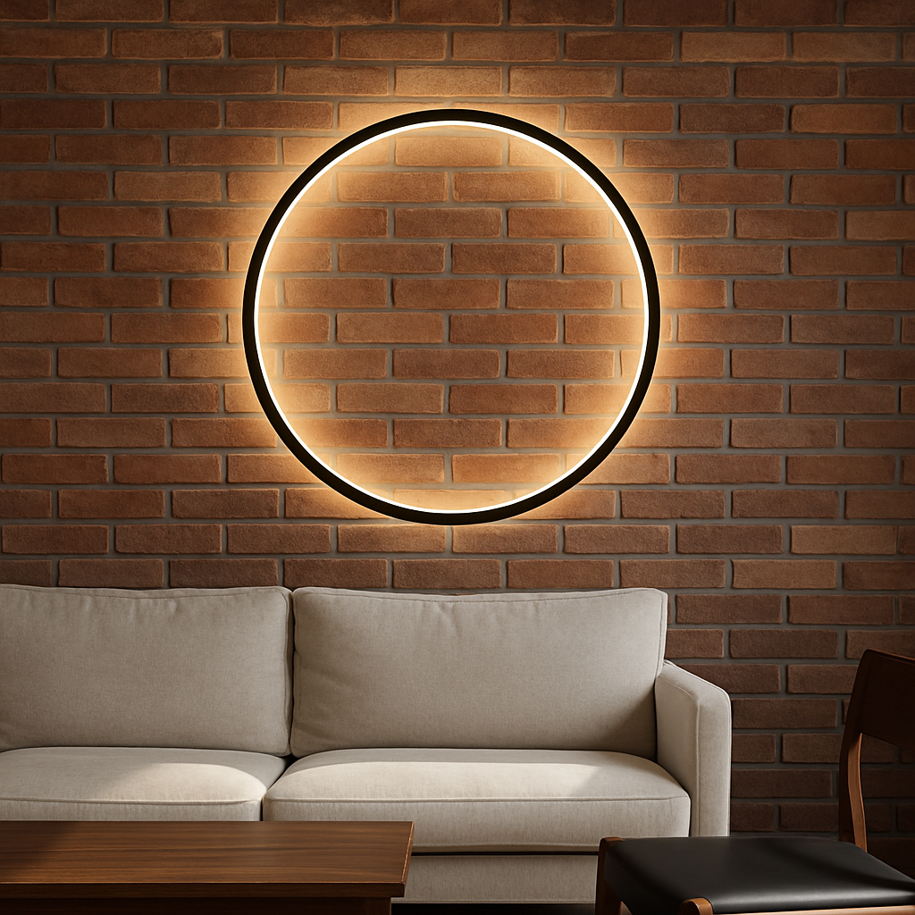 Modern Ring Wall Lamp | Stylish Ambient Lighting Fixture
