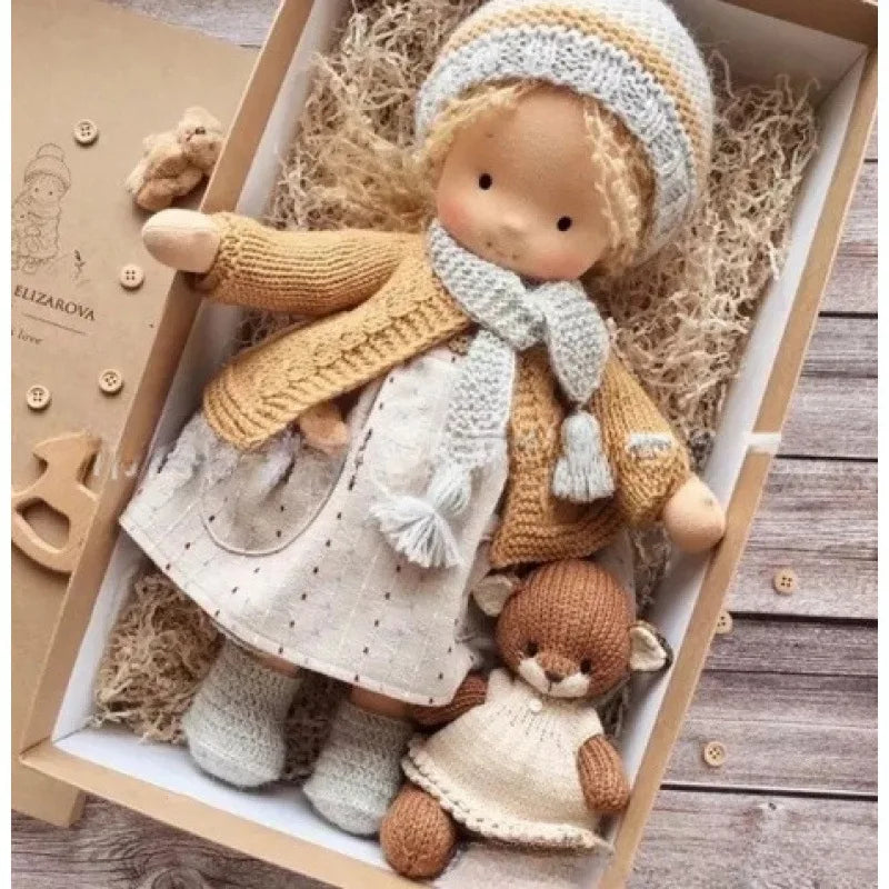 Soft Cotton Plush Doll | Handcrafted for Cozy Play