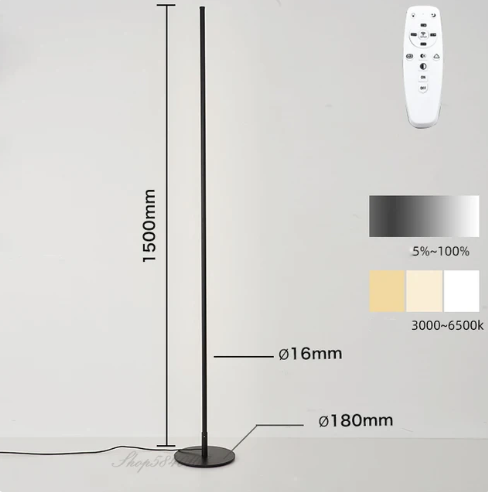 Modern LED Floor Lamp | Adjustable Design for Cozy Atmosphere