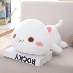 Kawaii Plush Cat Pillow | Soft Cuddly Companion for All Ages