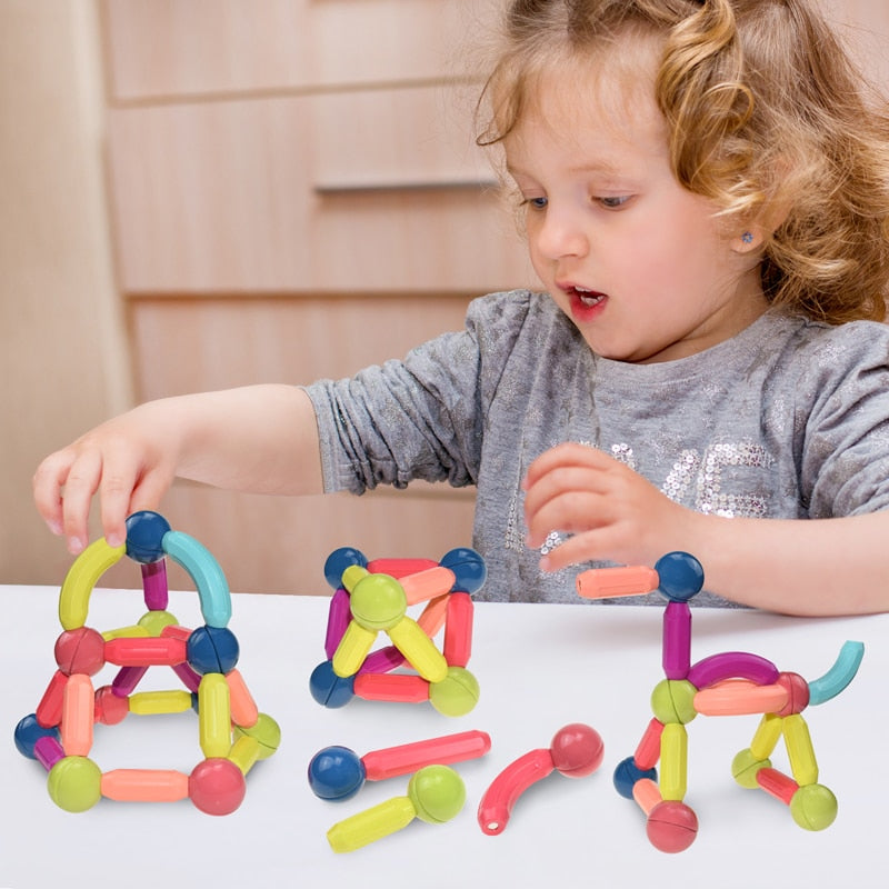 Magnetic Building Blocks Set | Enhance Creativity and Coordination