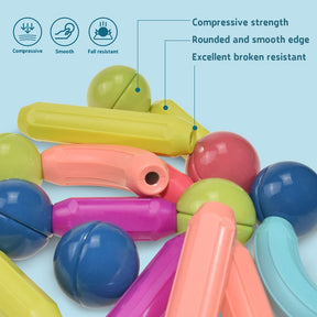 Magnetic Building Blocks Set | Enhance Creativity and Coordination