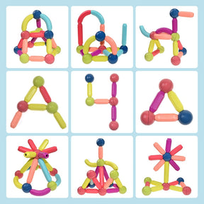 Magnetic Building Blocks Set | Enhance Creativity and Coordination