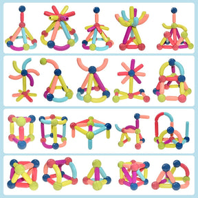 Magnetic Building Blocks Set | Enhance Creativity and Coordination