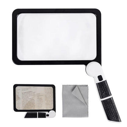 LED Magnifying Glass | 5X Zoom with Adjustable Light