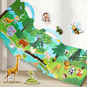 Reusable Sticker Book for Kids | Mess-Free Fun with Animal Themes