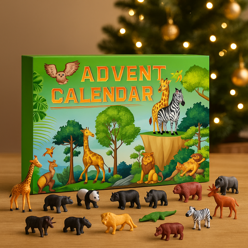 Wild Animal Advent Calendar | 24 Days of Imagination and Fun