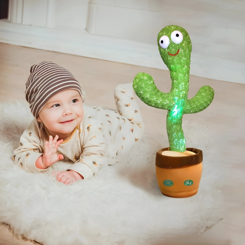 Dancing Cactus Toy | Interactive Singing and Repeating Fun
