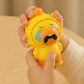 Fidget Keychain Toy | Adorable 3-Faced Stress Reliever