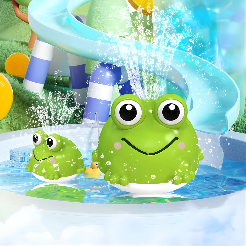 Bath Time Frog Toy | Colorful Water Sprayer for Kids