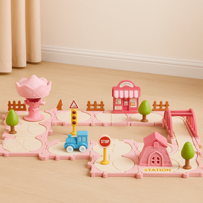 Creative Puzzle Track Set | Montessori-Inspired Learning Toy