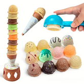 Colorful Ice Cream Stacking Game | Develops Balance and Coordination