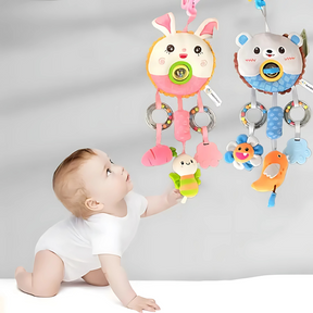 Soft Hanging Rattle Toy | Colorful Sensory Development for Babies