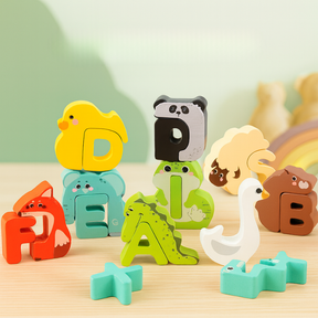 Wooden ABC Animal Puzzle | Boost Vocabulary and Confidence