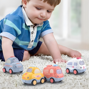 Pull-Back Toy Cars Set | Colorful Vehicles for Imaginative Play
