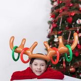 Inflatable Reindeer Ring Toss Game | Fun Family Holiday Activity
