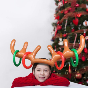Inflatable Reindeer Ring Toss Game | Fun Family Holiday Activity