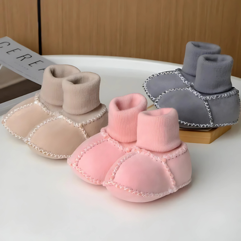 Warm Baby Shoes for Winter | Soft, Non-Slip, Cozy Comfort