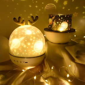 Star Projector Night Light | Music Box with Dreamy Scenes