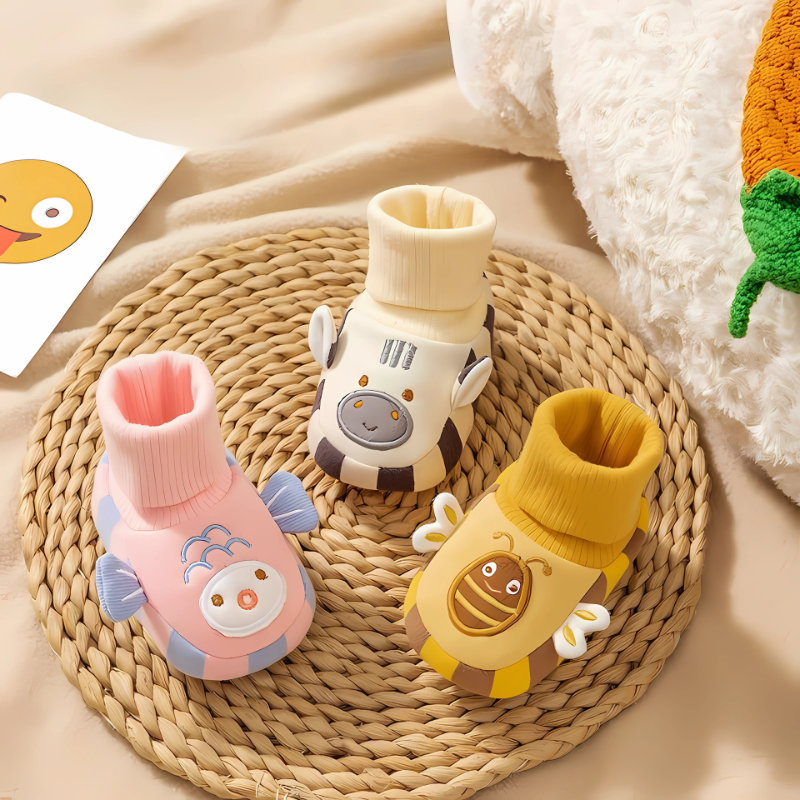 Baby Soft Cotton Shoes | Non-Slip Safety for Happy Feet