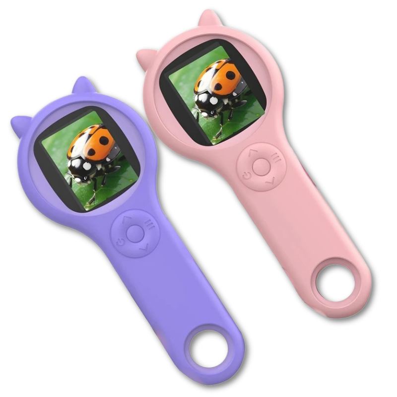 Digital Microscope for Kids | Bright Screen and LED Lights