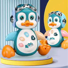 Interactive Musical Penguin Toy | Bright Lights and Soothing Sounds