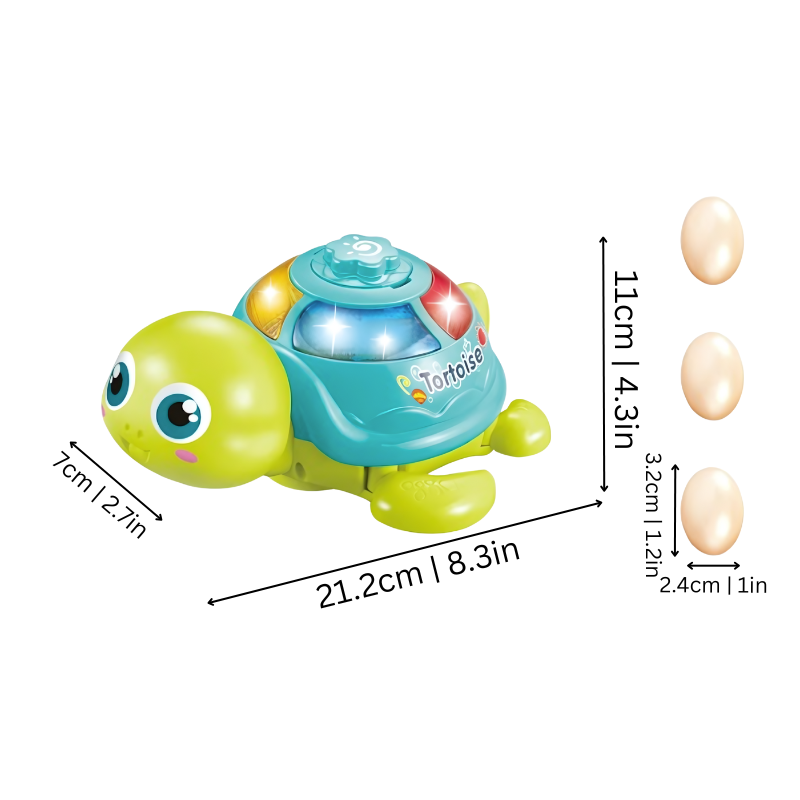 Interactive Crawling Turtle Toy | Encourages Active Play and Early Development