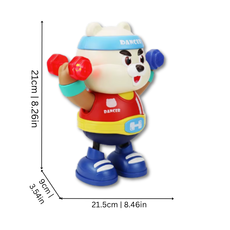 Fitness Dancing Teddy Bear | Lights Up and Inspires Active Play