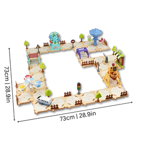 Creative Puzzle Track Set | Montessori-Inspired Learning Toy
