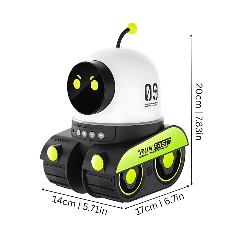 Robot Star Projector Night Light | Soothing Sleep Aid for Kids