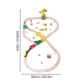 Wooden Train Set Adventure | Inspires Imagination and Creativity