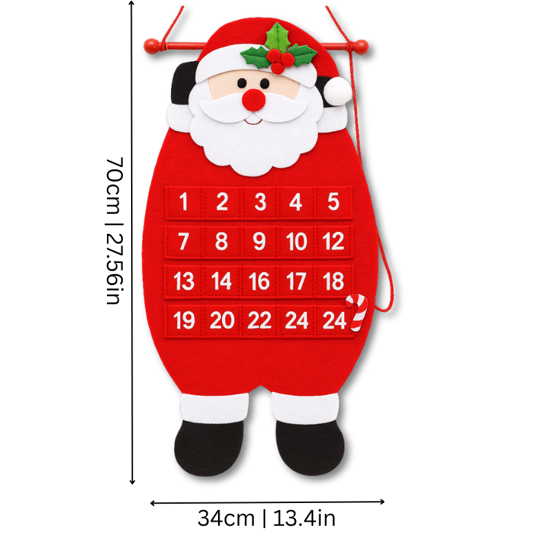 Reusable Felt Advent Calendar | Festive Designs for Family Traditions