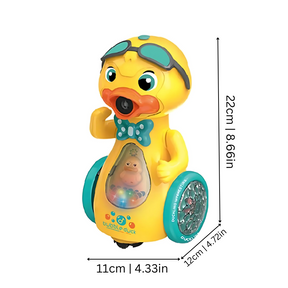 Interactive Dancing Duck Toy | Light-Up Bubbles and Music