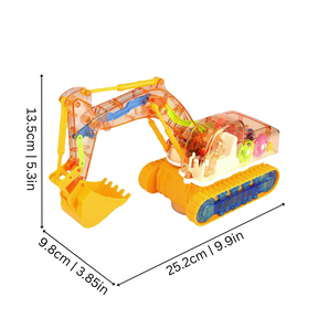 Interactive Light-Up Excavator | Engaging Playtime with Music