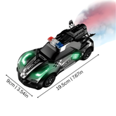 High-Speed RC Police Car | Rechargeable with Real Smoke Effect