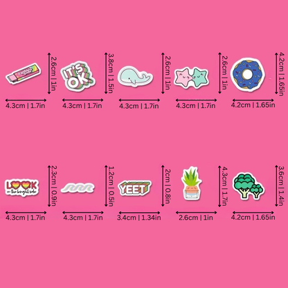 Waterproof Graffiti Stickers | Reusable, Creative Fun for Kids