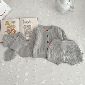 Girls' Cozy Knit Clothing Set | Warm & Stylish Outfit for Play