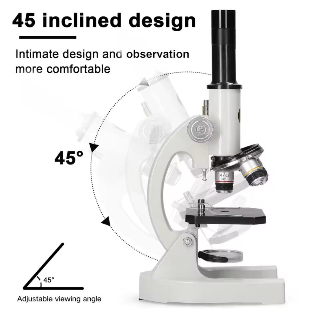 Educational Microscope for Kids | Adjustable Magnification Up to 2400x