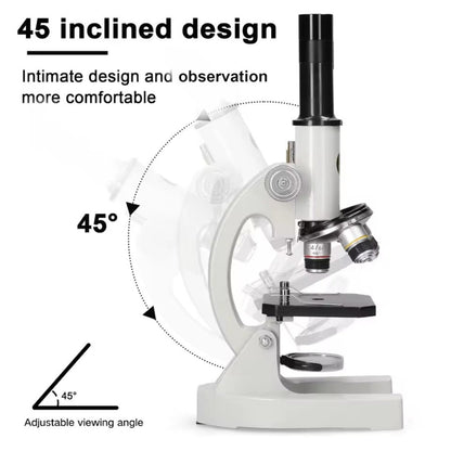 Educational Microscope for Kids | Adjustable Magnification Up to 2400x