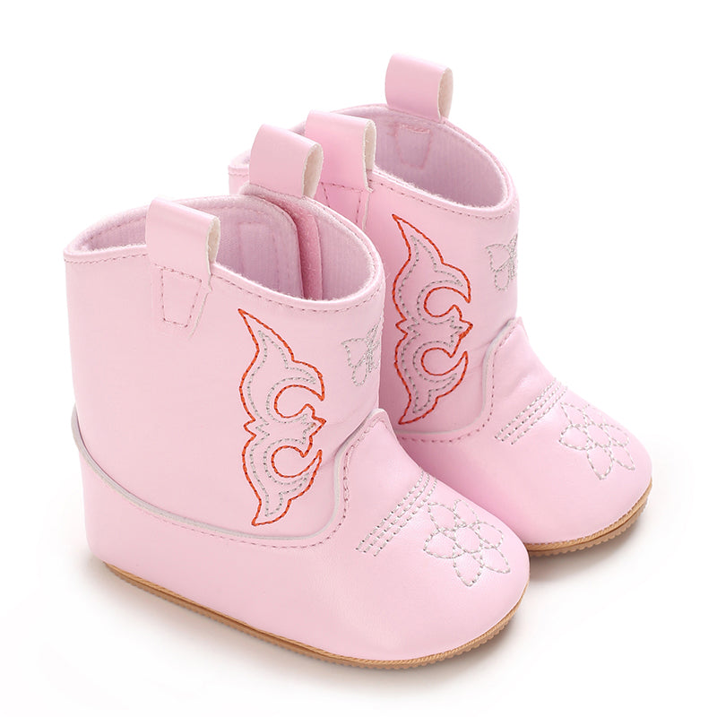 Mini Girls Cowboy Boots | Slip-Resistant Sole & Soft Lining