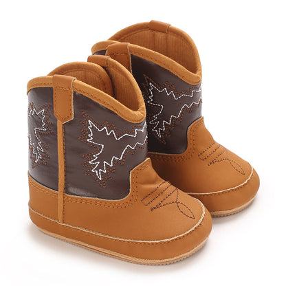 Mini Girls Cowboy Boots | Slip-Resistant Sole & Soft Lining
