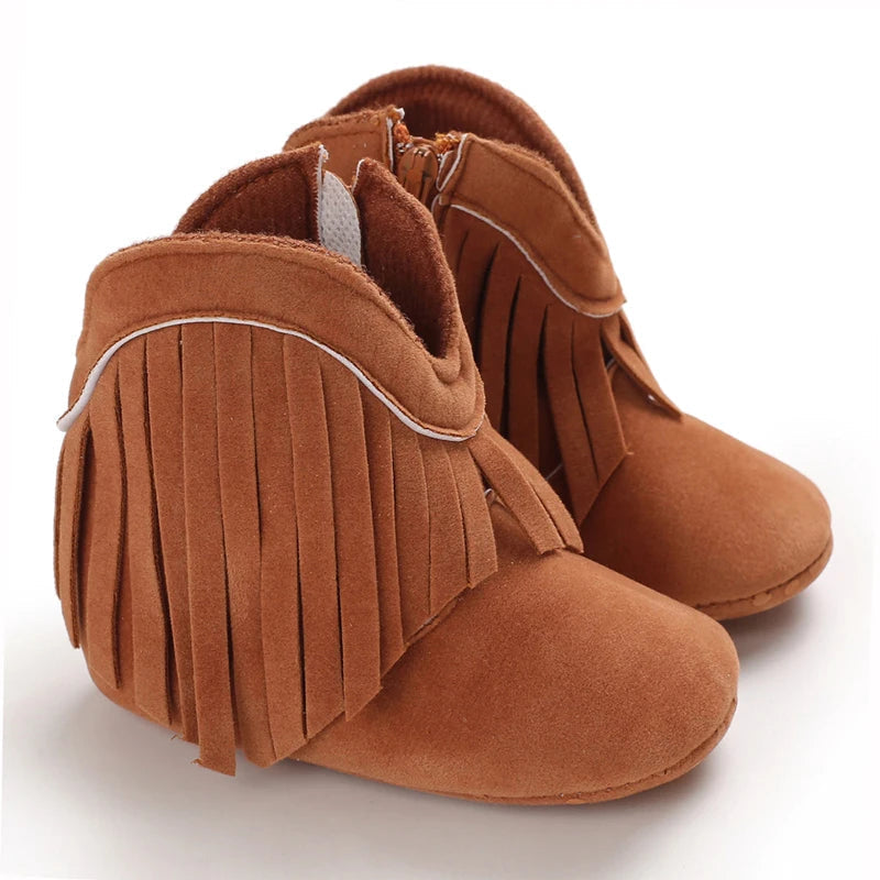 Mini Girls Cowboy Boots | Slip-Resistant Sole & Soft Lining
