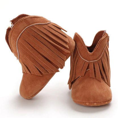 Mini Girls Cowboy Boots | Slip-Resistant Sole & Soft Lining