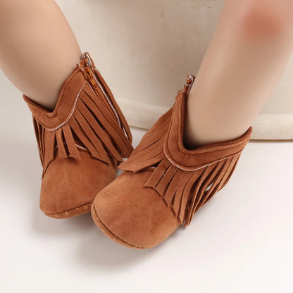 Mini Girls Cowboy Boots | Slip-Resistant Sole & Soft Lining