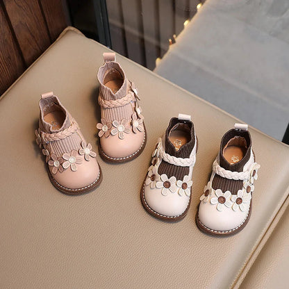 Floral Pattern Sneakers for Girls | Super Light and Comfy Design