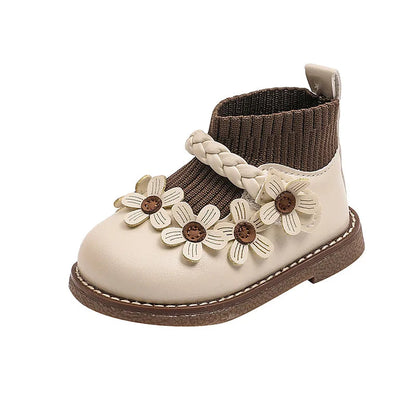 Floral Pattern Sneakers for Girls | Super Light and Comfy Design