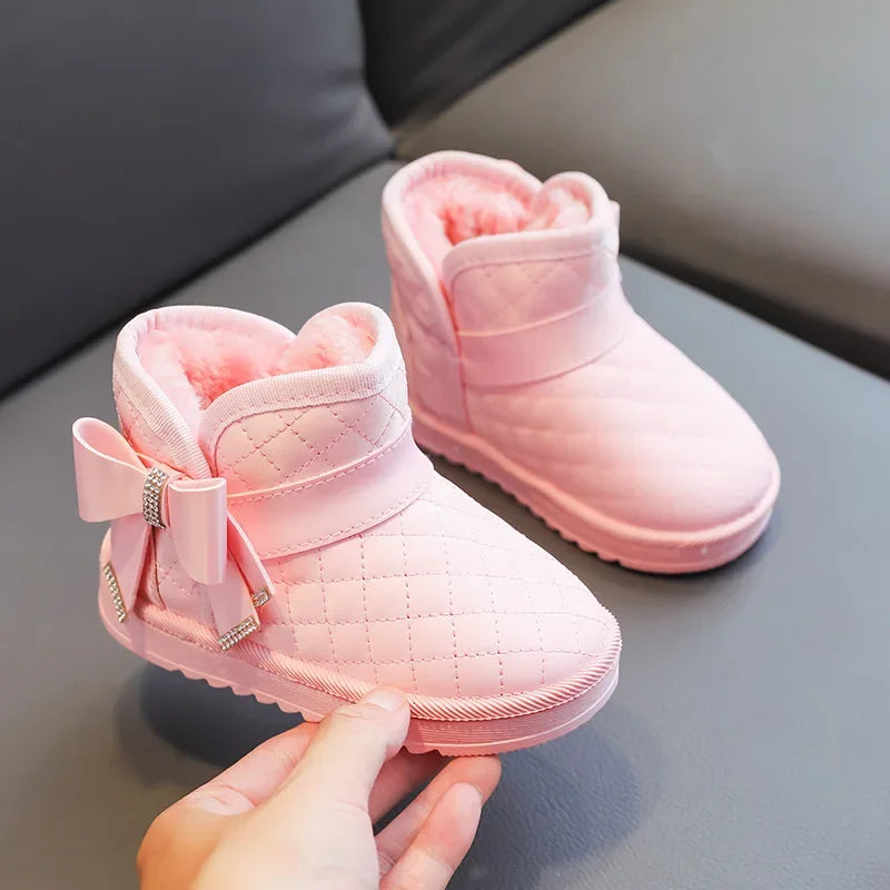 Mini Snow Boots for Girls | Warm, Stylish & Anti-Slip Design